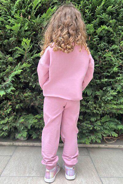 Breeze Σετ αθλητικών κοριτσιών 5-10 ετών - Θέμα League, ραμμένο σε V, αποξηραμένο τριαντάφυλλο