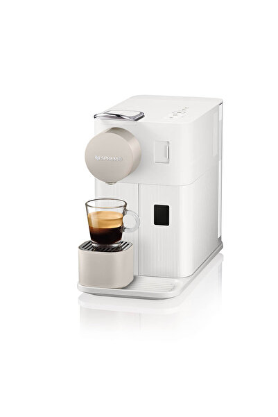 Nespresso ماكينة صنع القهوة F121 Lattissima One باللون الأبيض مع محلول الحليب