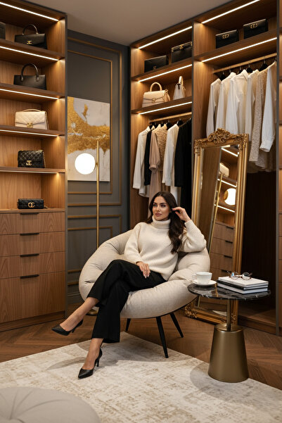 Home Geniş Oturma Alanlı Tekli Berjer Koltuk | Uzun Ömürlü Kumaş | New York M...