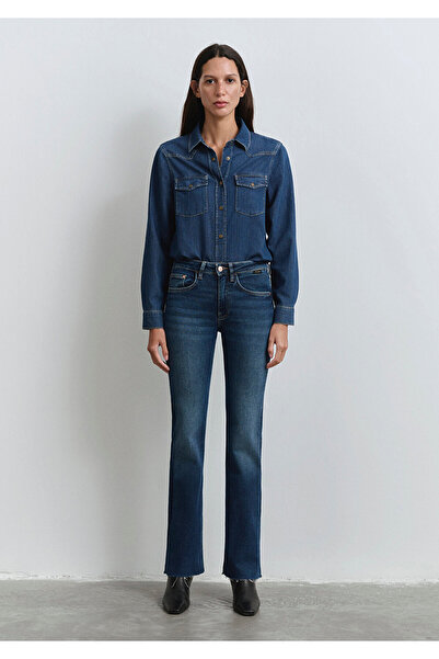 Mavi Pantaloni Maria Gold Denim Jean întunecați 101225 -80680