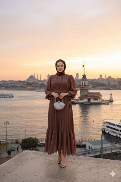 CYM Butik Φόρεμα με πλισέ Janjan Chiffon Hijab