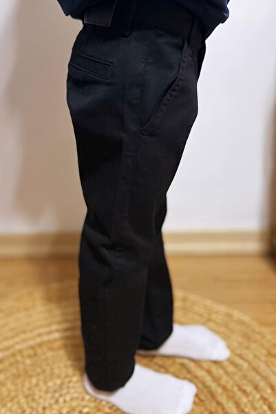 Breeze Pants for Boys Gabardine Basic 3-7 Years, Black