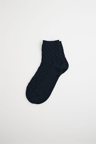 BONY SOCKS Дамски чорапи с шарки от висок клас, черни