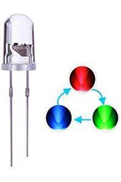 Arduino 5mm Renk Değiştiren Led