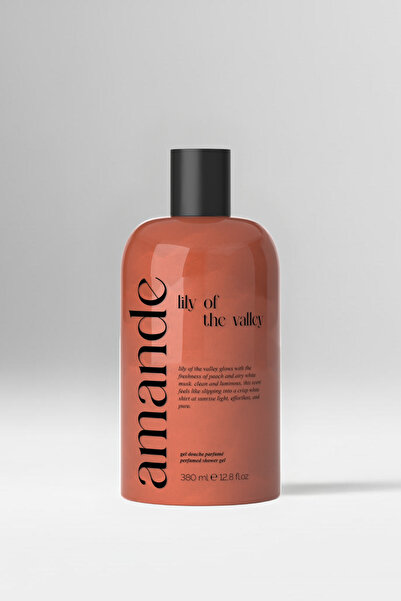 Amande Lily of the Valley Çiçek Aromalı Parfümlü Duş Jeli 380 ml | Vegan Formül