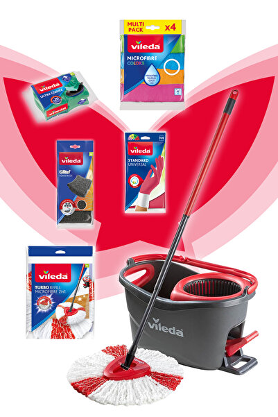 Vileda Turbo 2in1 Avantajlı Evlilik Paketi