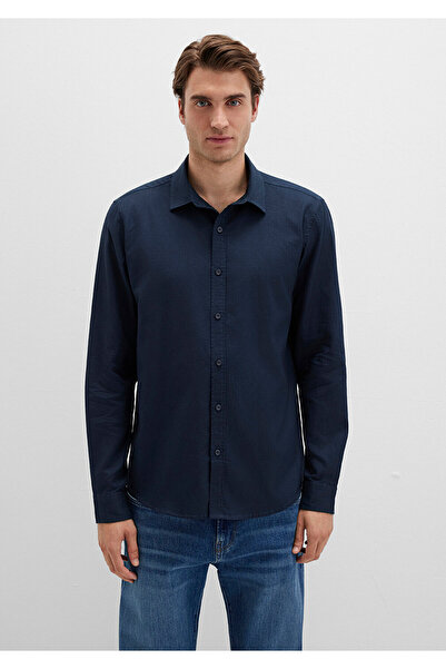 Mavi Lacivert Gömlek Slim Fit / Dar Kesim 8810217-81583