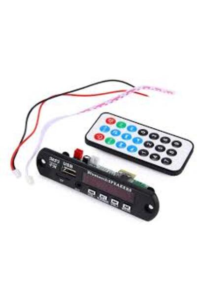 Arduino Bluetooth Mp3 Çözücü Modülü (Sd Kart, Usb 2.0, Fm Radyo, Kumanda)
