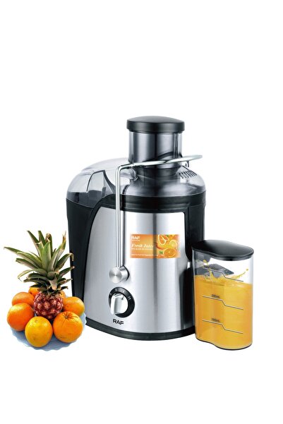 raf 250W Juicer Extractor, 350ml Jug, Stainless Steel, Low Noise, Easy Clean, 18000 RPM