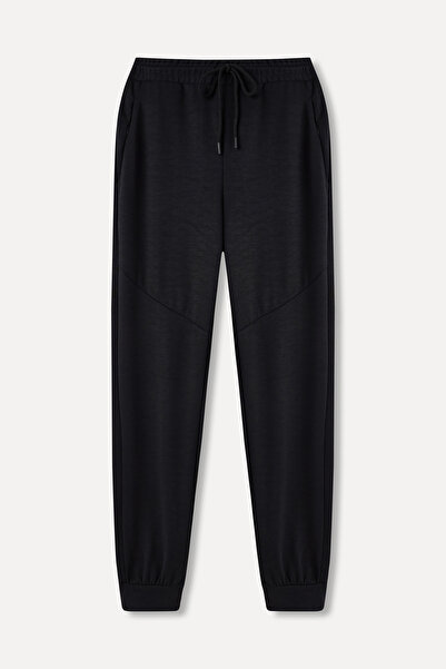 Mudo Straight Fit Tie-Waist Modal Blend Trackpants