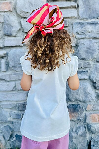 Breeze Ecru T-Shirt για κορίτσια 3-8 ετών - Frilly and Laced