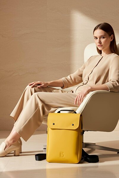 Brandsmiths Mustard Dock Structured Backpack