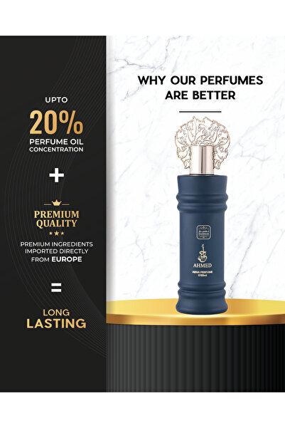 Naseem Ahmed Aqua Parfume for Men - 100ml