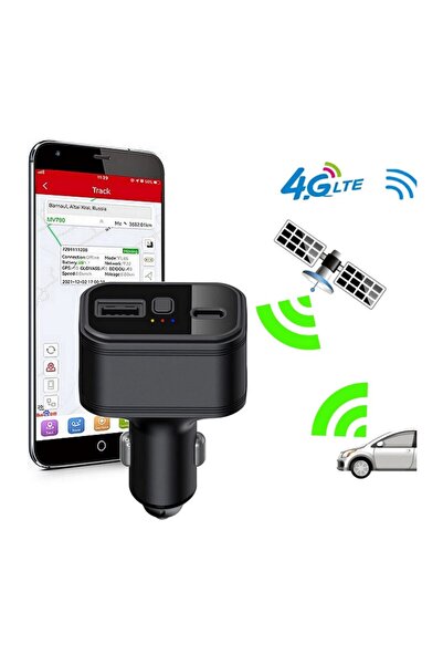 MV77G Çakmak Girişli 4G GPS Araç Takip Cihazı – Tak Çalıştır Model