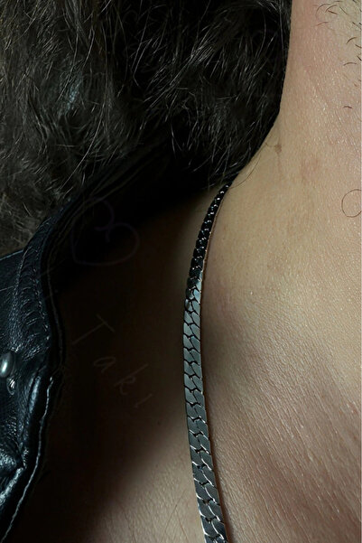 SEVGİLİ TAKI Snake Chain Model Steel Chain Necklace Bracelet Set | Vega Series