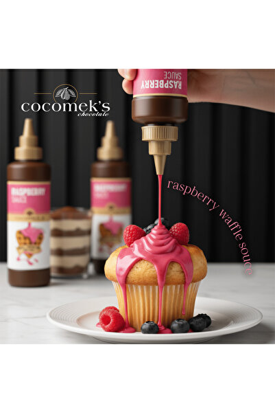 COCOMEKS Frambuazlı Waffle Krep Pankek Sosu 300 GR