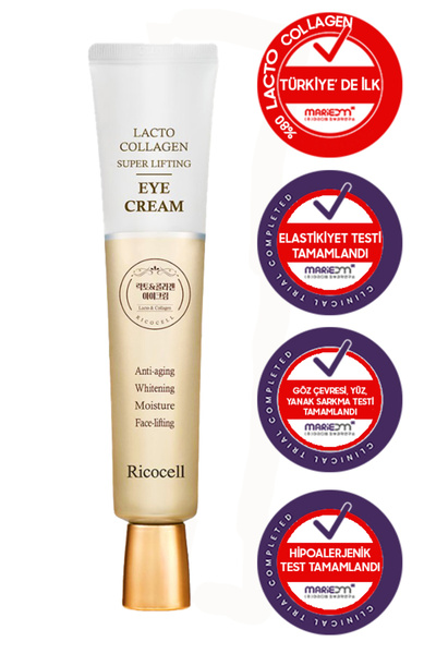 RİCOCELL % 80 Fransız Kolajeni Içeren Premium Göz Çevresi Kremi (büyük Boy)