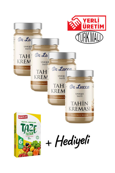 KMS HOME De Lucca Tahini Cream 350 Gr X 4 Pieces