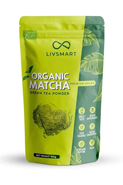 LIVSMART شاي ماتشا عضوي 100 جرام