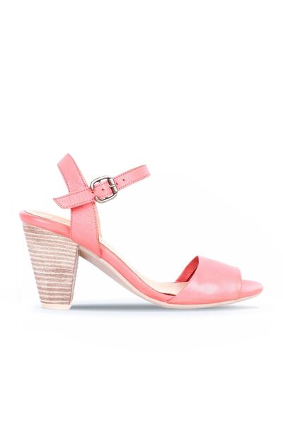 Bueno Shoes Γυναικεία πέδιλα με τακούνι Coral Leather 01wq8204