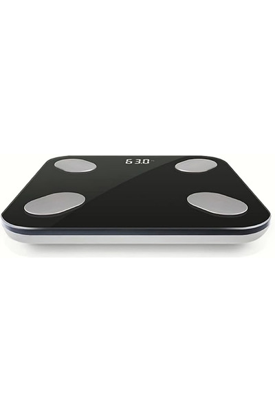 Relax Smart Arabest Smart Multi-function Body Fat Electronic Scale - Black 26x26x2 cm