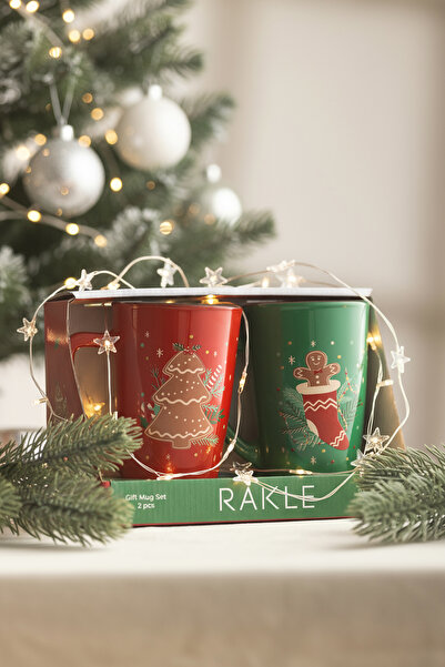 Rakle Ginger Cookie 2-Piece Mug Set 400 Cc