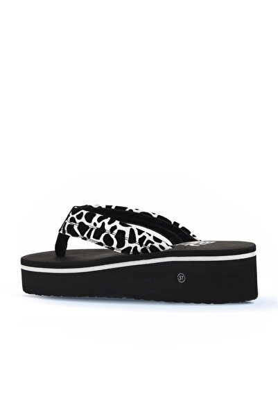 Bueno Shoes Tiger Print Women's Wedge Heeled Slippers 26Wt190244