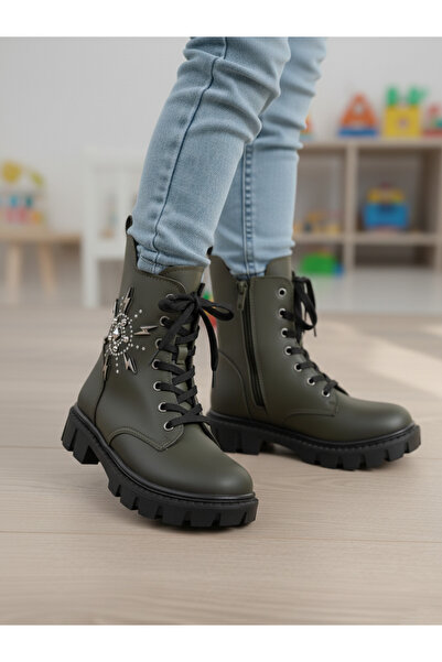 Star Kids 36232 Čizme za devojčice u kaki boji