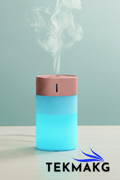 TEKMAKG 260 ml Ultrasonik Hava Nemlendirici Buhar Makinesi 4-6 Saat Mini Taşınabilir USB