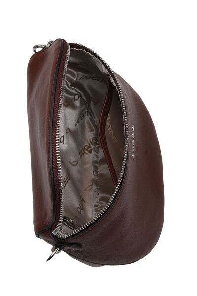 Bueno Shoes Brown Light Npl Leather Women's Crossbody Bag 01Wby3606