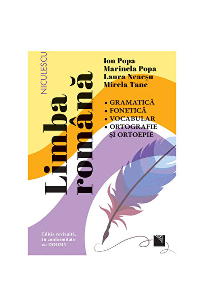 Niculescu Limba română. Gramatică, fonetică, vocabular, ortografie și ortoepie. Ediție revizuită