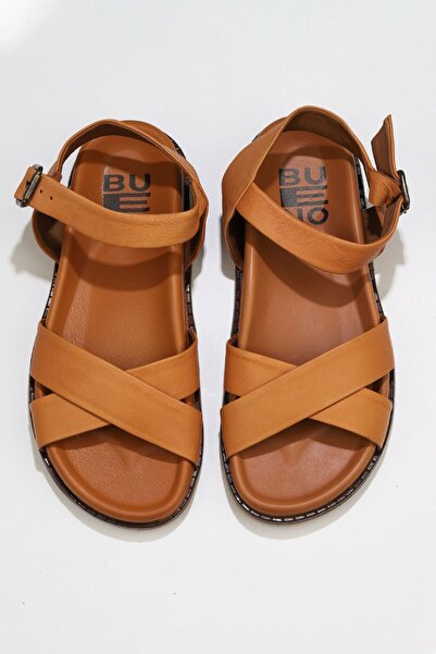 Bueno Shoes تابا جلد نساء صندل 01wu5830