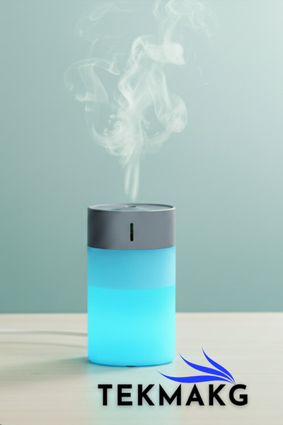 TEKMAKG 260ml Ultrasonic Air Humidifier Steam Maker 4-6 Hours Mini Portable USB