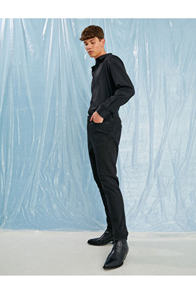 Koton Erkek Giyim Kot Pantolon 3wam40125bd Siyah Si?yah