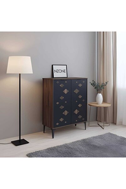 NZONE STORE خزانة أحذية متعددة الأغراض للمدخل والممر بتصميم عصري : 94*75*33