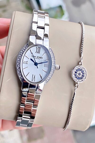 Tom Jones kadın kol saati orjinal 3atm su gecirmez çelik 2 yıl garantili bile...