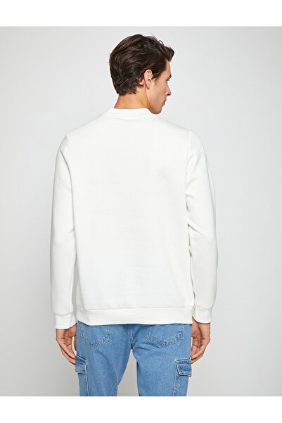 Koton Basic Sweatshirt Rose Gold Half Turtleneck Long Sleeve