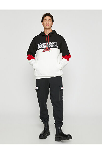 Koton Φούτερ μπάσκετ με κουκούλα