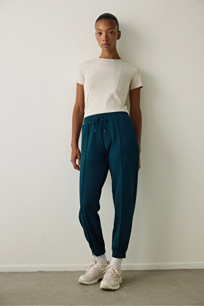 Penti Dark Green Silky Feel Normal Waist Jogger