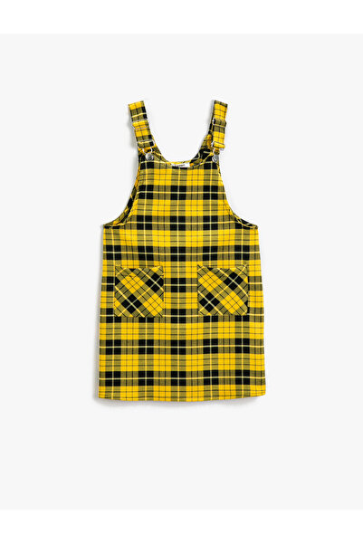 Koton Φόρεμα Salopet με ρυθμιζόμενο λουράκι και λεπτομέρεια τσέπης