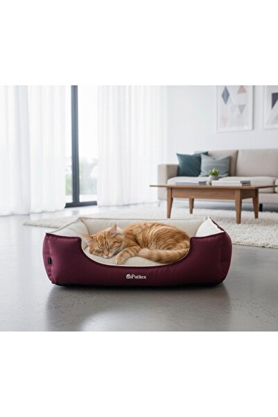 PATİTEX Kedi-Köpek Yatak - Yıkanabilir Yatak -A Kalite Kumaş -Kaliteli Kedi-K...