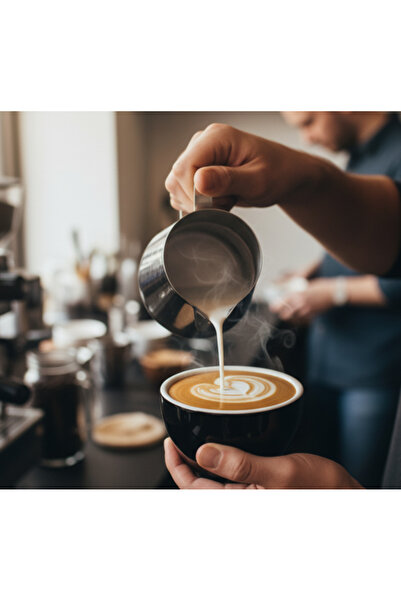 Arsel Paslanmaz Çelik Kapaksız Barista Süt Potu & Sütlük 1 Lt 304 Kalite 18/10