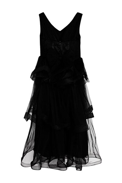 Civil Girls Verev Robalı 6-14 Years Old Evening Dress - Black 14-15 Years Old