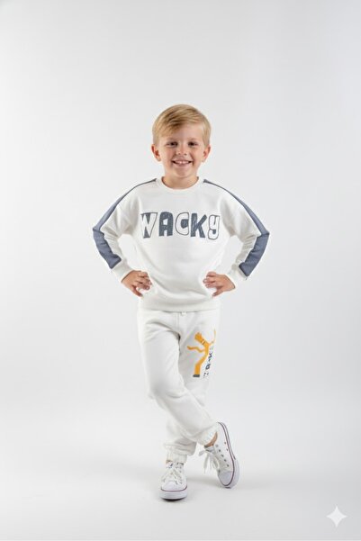 Womi Kids Erkek Çocuk Wacky Oversize Lacivert Eşofman Takımı