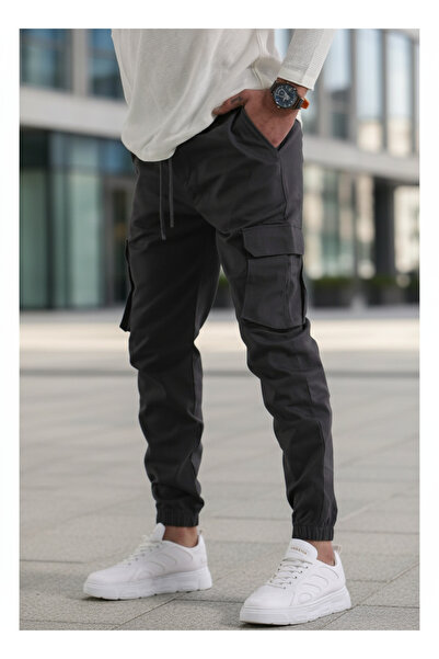 VIKUNYA Cargo Pocket Pack Cotton Men's Trousers with Side Pockets