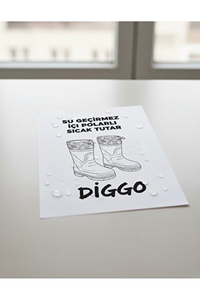 DİGGO KİDS Незабруднювальні, водонепроникні, міцні дощові чоботи