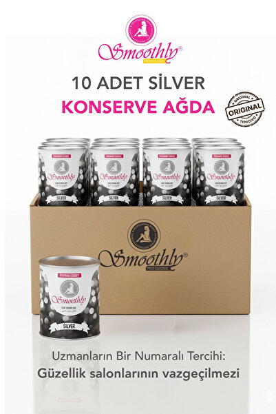 Smoothly Silver Konserve Gümüş Konserve 800 G. 10 Adet