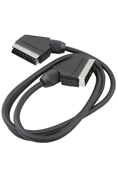 Powermaster 3 METRE 7 MM POŞETLİ SİYAH SCART SCART KABLO