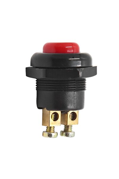 Powermaster IC-180A-1 22Mm Plastik 2P Marş Korna Butonu Kırmızı
