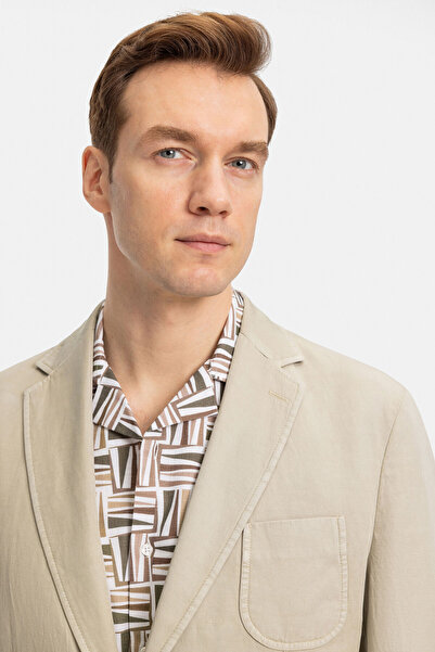 W Collection Ekru Buttoned Jacket